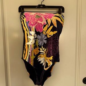 Trina Turk brand new one piece floral bathing suit